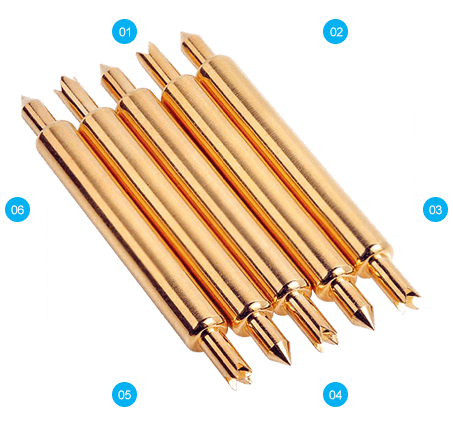 華榮華雙頭探針、高頻測(cè)試彈簧探針、pogopin探針、層層嚴(yán)格質(zhì)檢，保證產(chǎn)品零缺陷