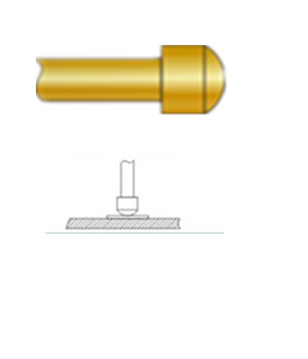圓頭探針、探針用法圖、探針原理圖、測試探針圖片
