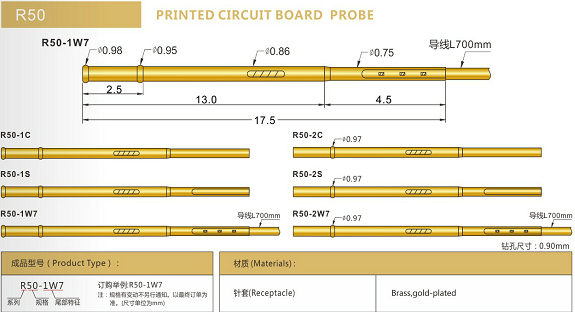 R50測(cè)試探針套管選型、R50探針套管規(guī)格型號(hào)、探針套管廠家