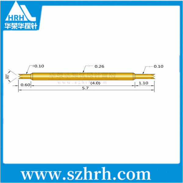 026-UU-5.7L，華榮華雙頭測試探針廠家