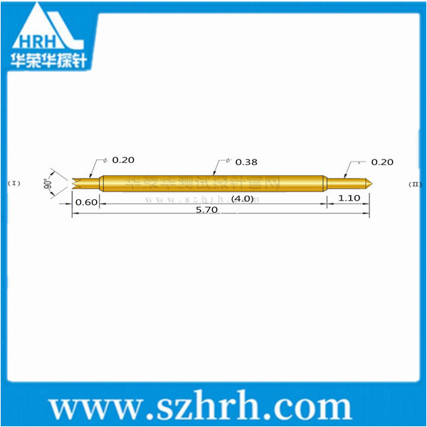 038-UB-5.7L，華榮華測(cè)試探針廠家