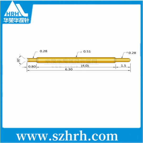 0.51-UJ-6.3L ，華榮華雙頭測(cè)試探針廠家